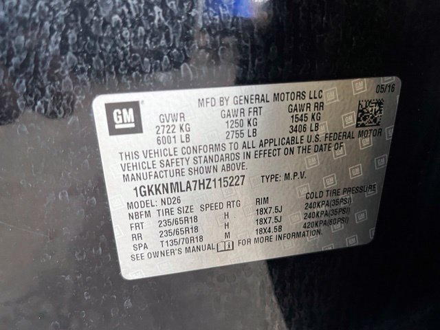 Used 2017 EBONY TWILIGHT METALLIC GMC SLT image 14