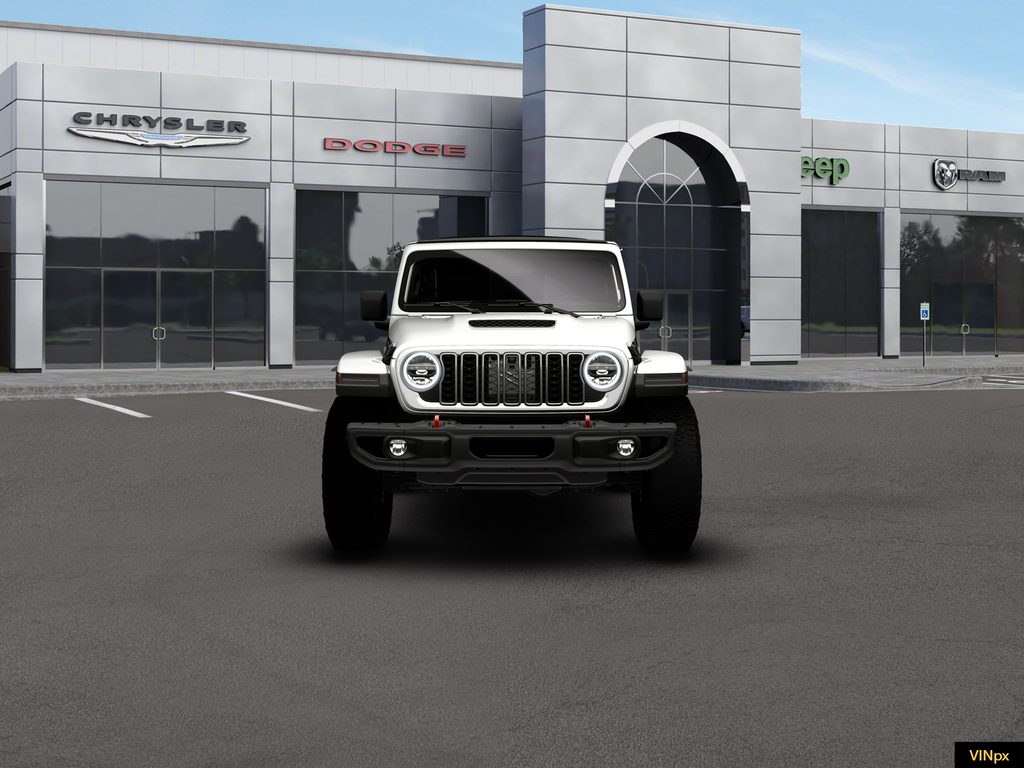 New 2026 Bright White Clear-Coat Exterior Paint Jeep Rubicon X image 11