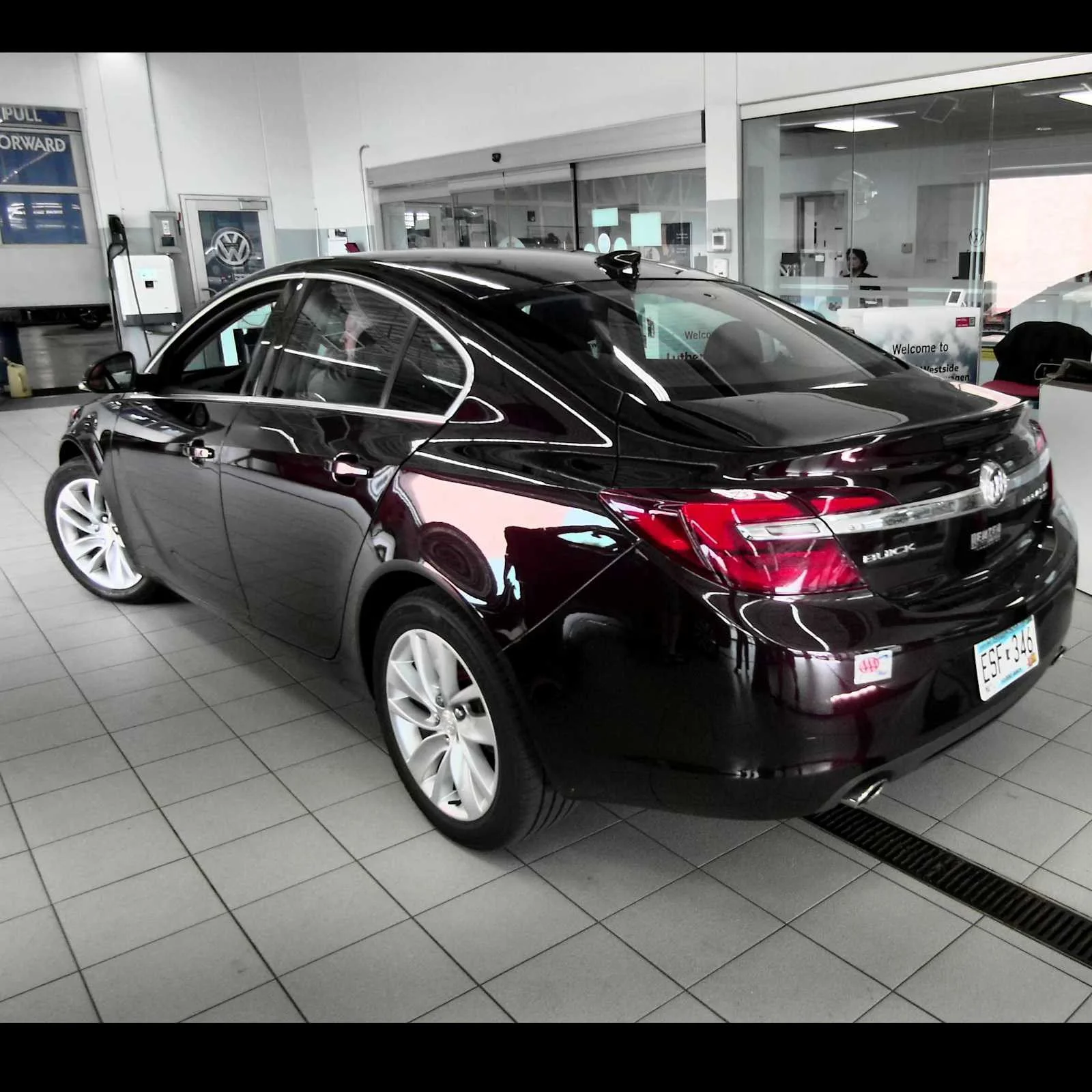 Used 2017 Black Cherry Metallic Buick  image 3