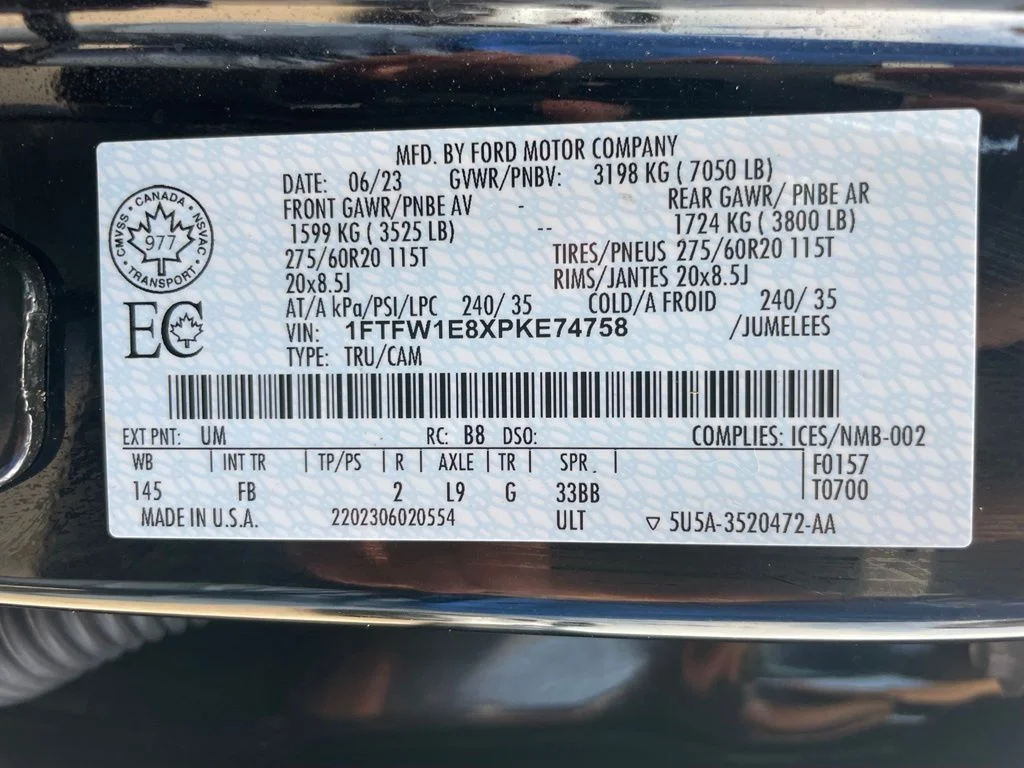 Used 2023 Black Ford XLT image 39