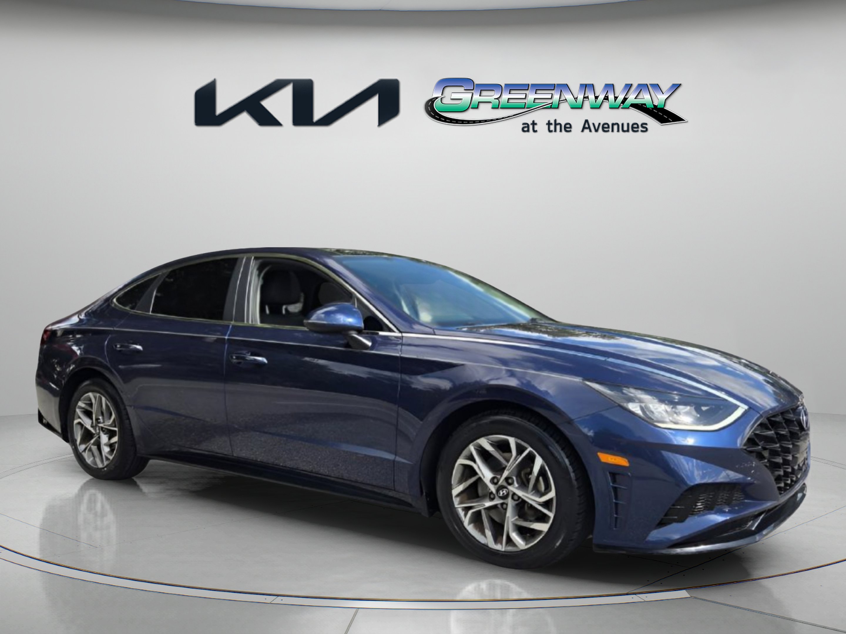 Used 2021 Stormy Sea Hyundai SEL image 1