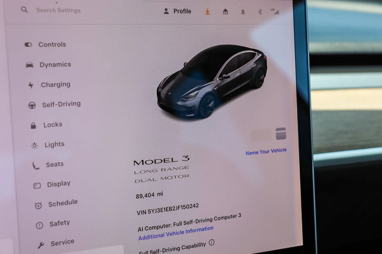 Used 2018 Black Tesla Long Range Battery image 28