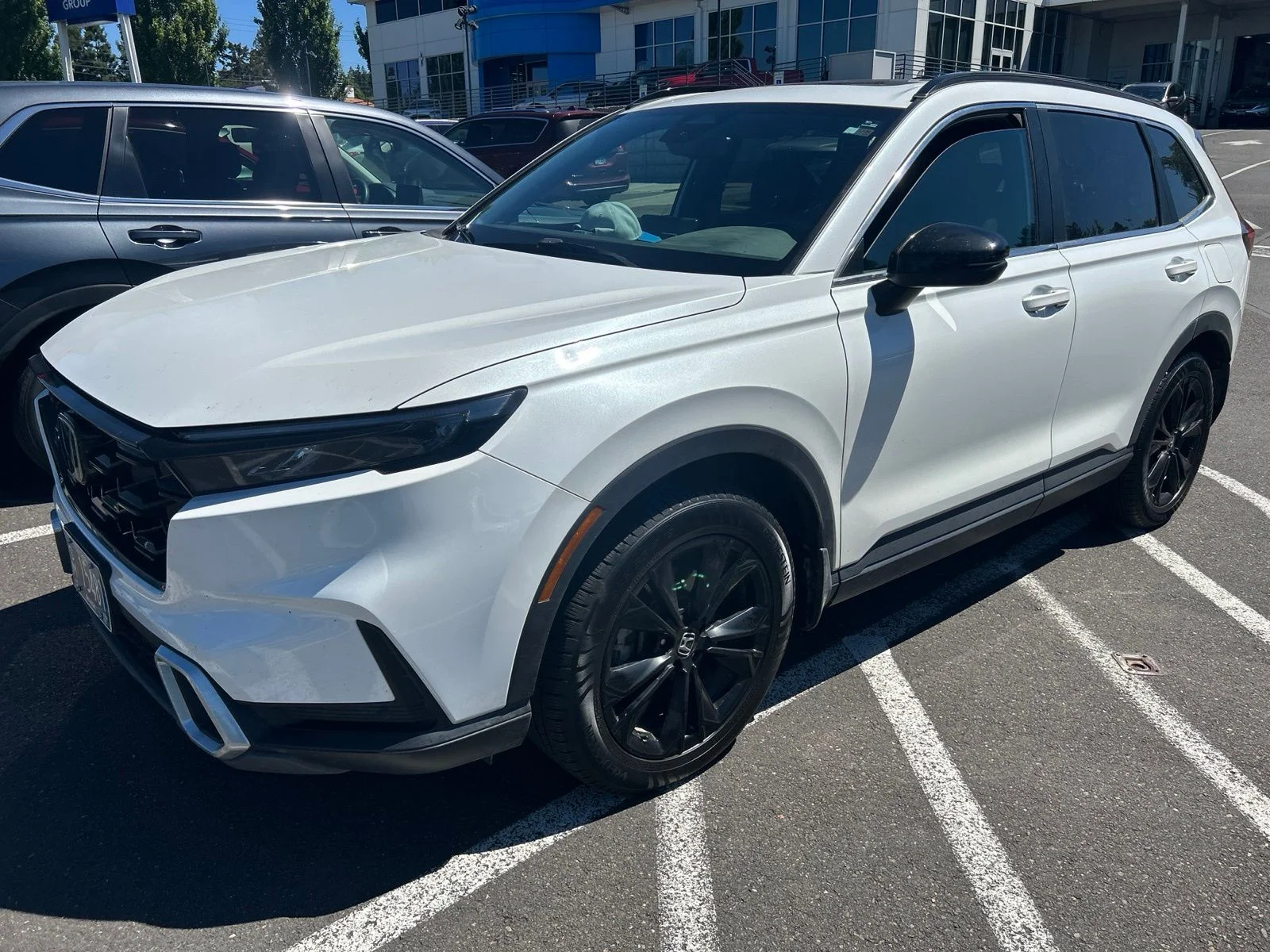 Certified Used 2023 Platinum White Honda Sport Touring image 1