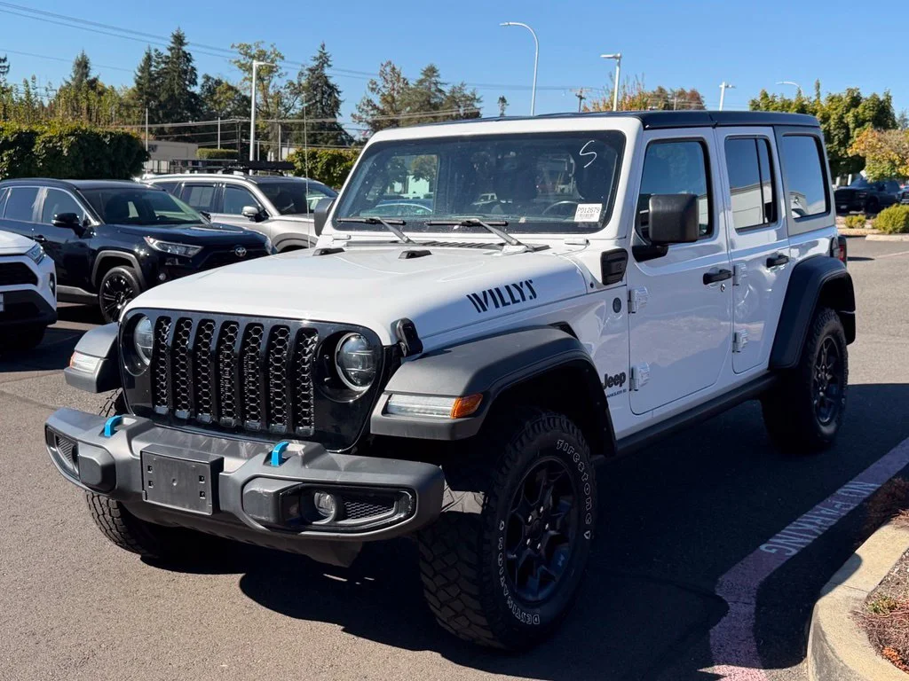 Used 2023 White Jeep Willys 4xe image 4