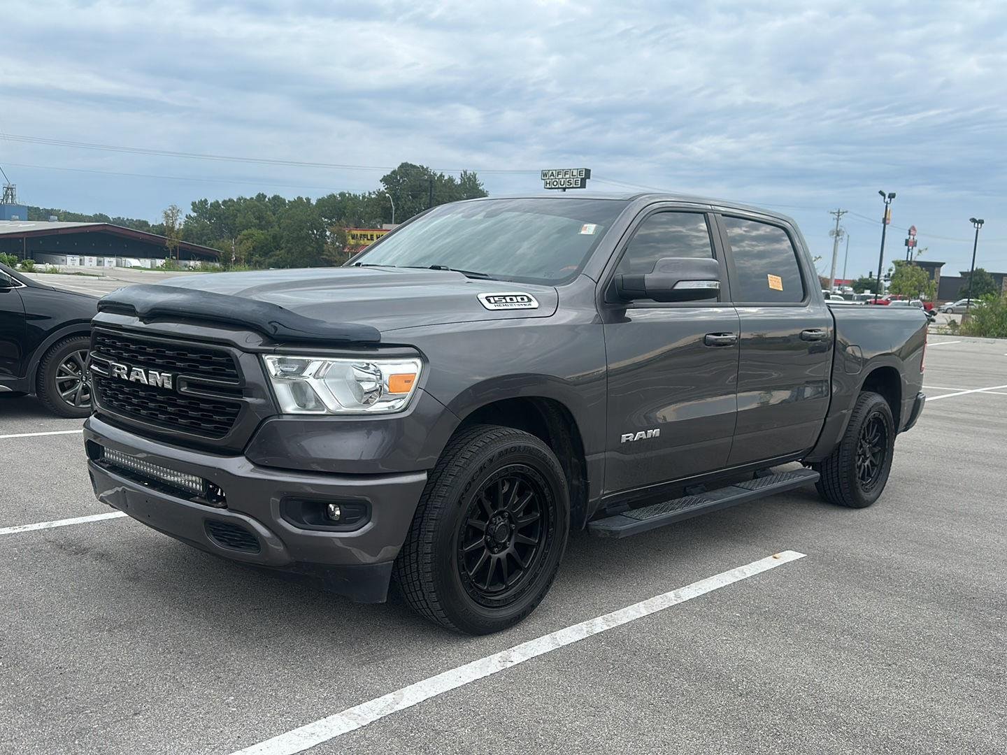 Used 2022 Granite Crystal Metallic Clearcoat Ram Big Horn image 1