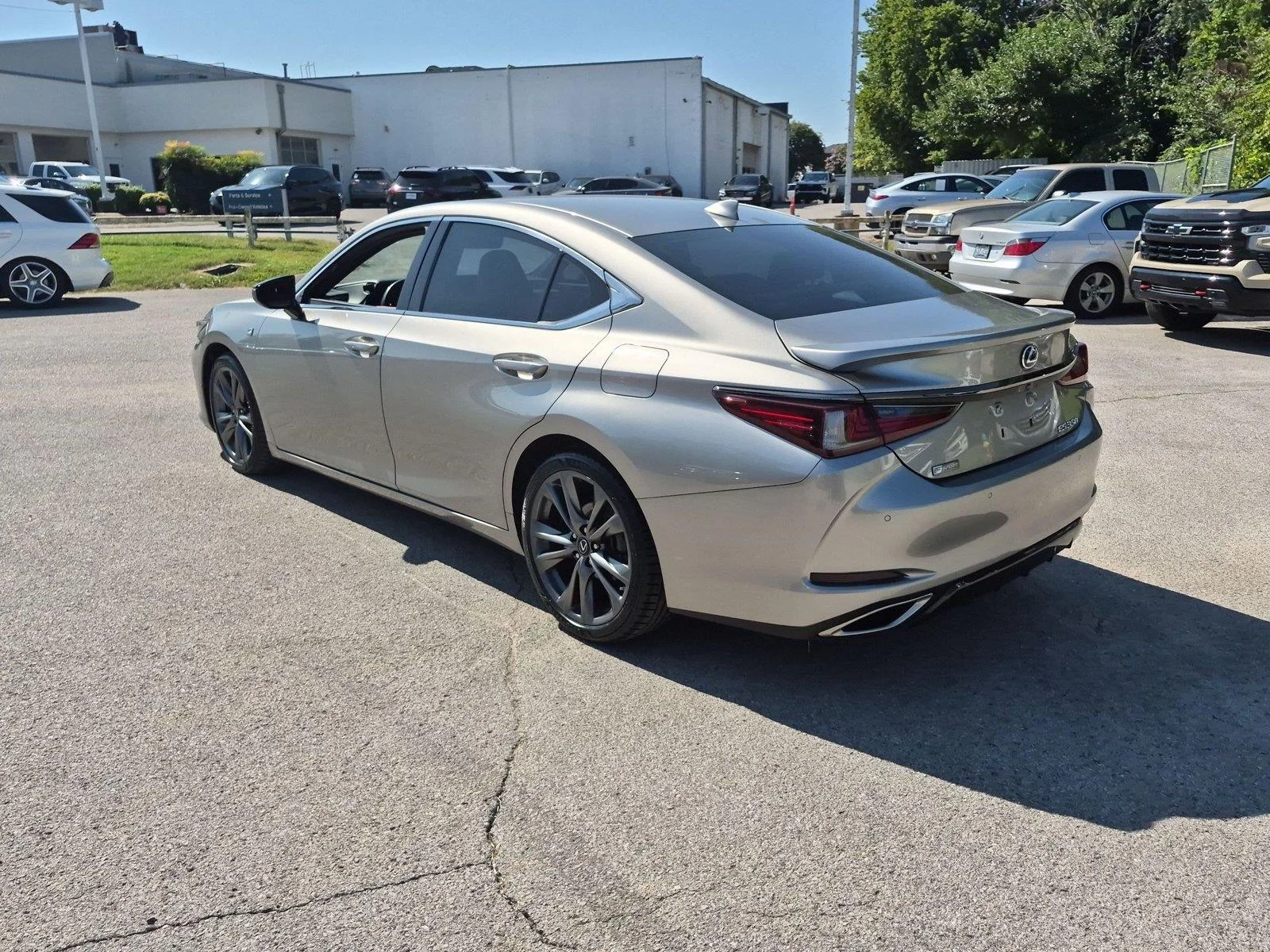 Used 2021 Atomic Silver Lexus ES 350 F SPORT image 3