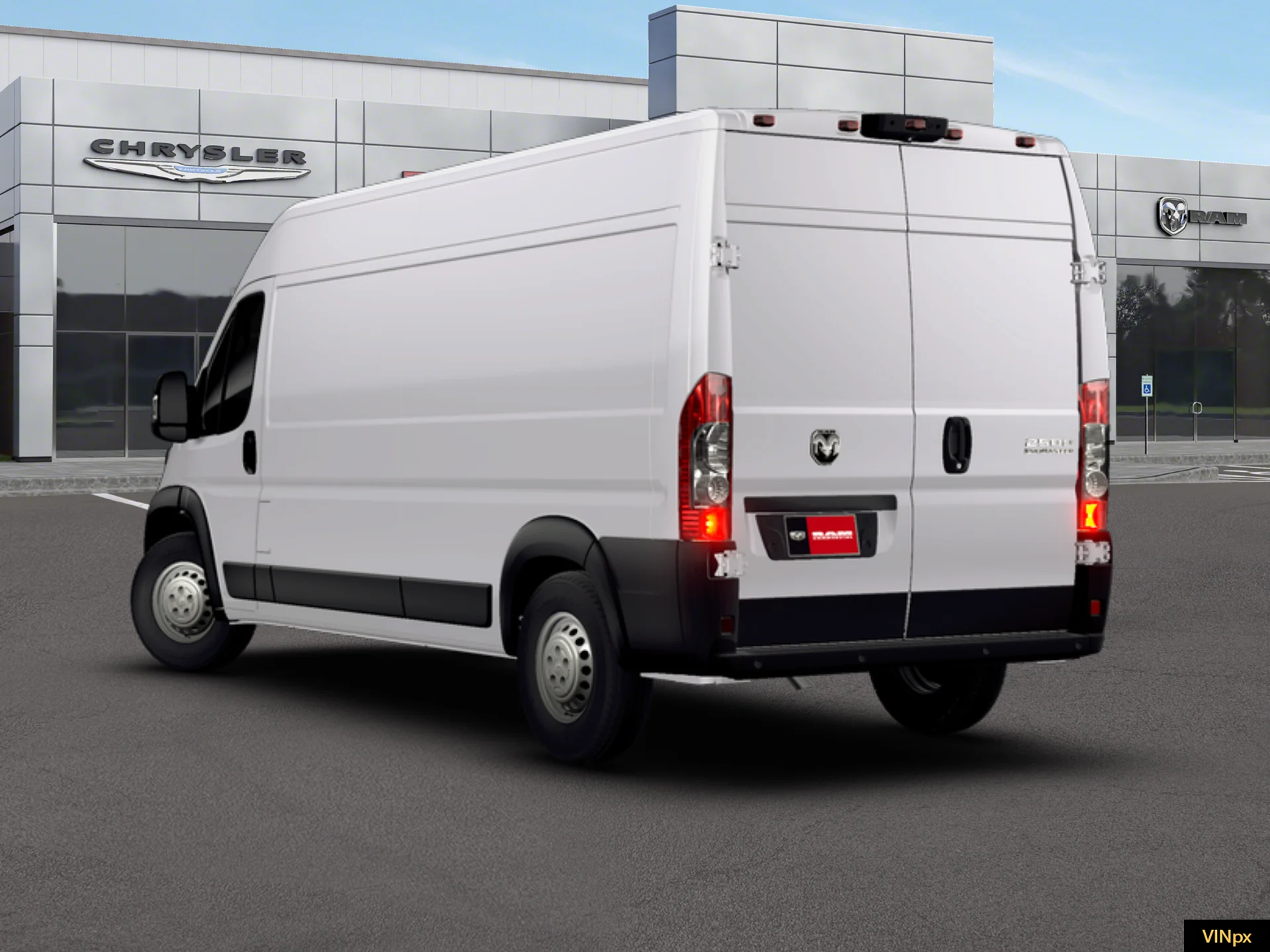 New 2026 Bright White Clear-Coat Exterior Paint Ram Tradesman image 17