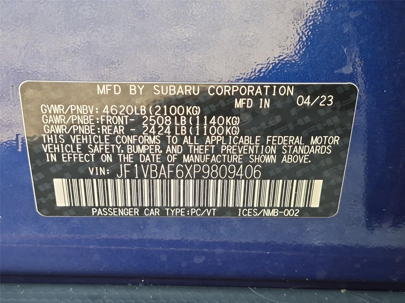 Used 2023 Sapphire Blue Subaru Premium image 41