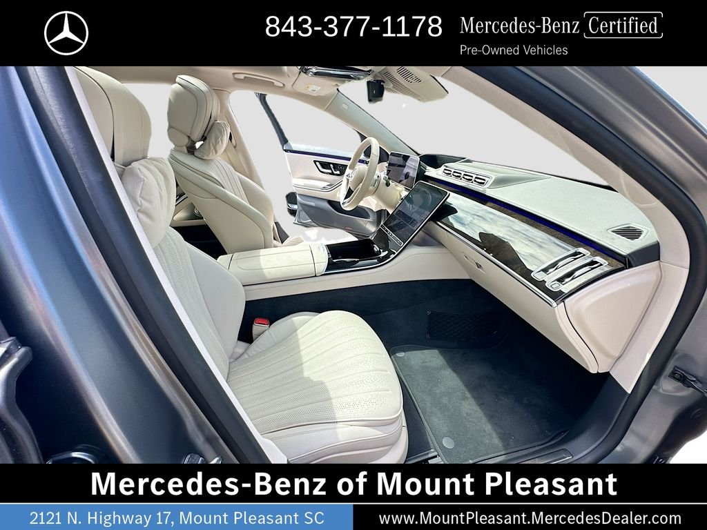Certified Used 2022 MANUFAKTUR Selenite Gray Magno Mercedes-Benz S 580 image 30