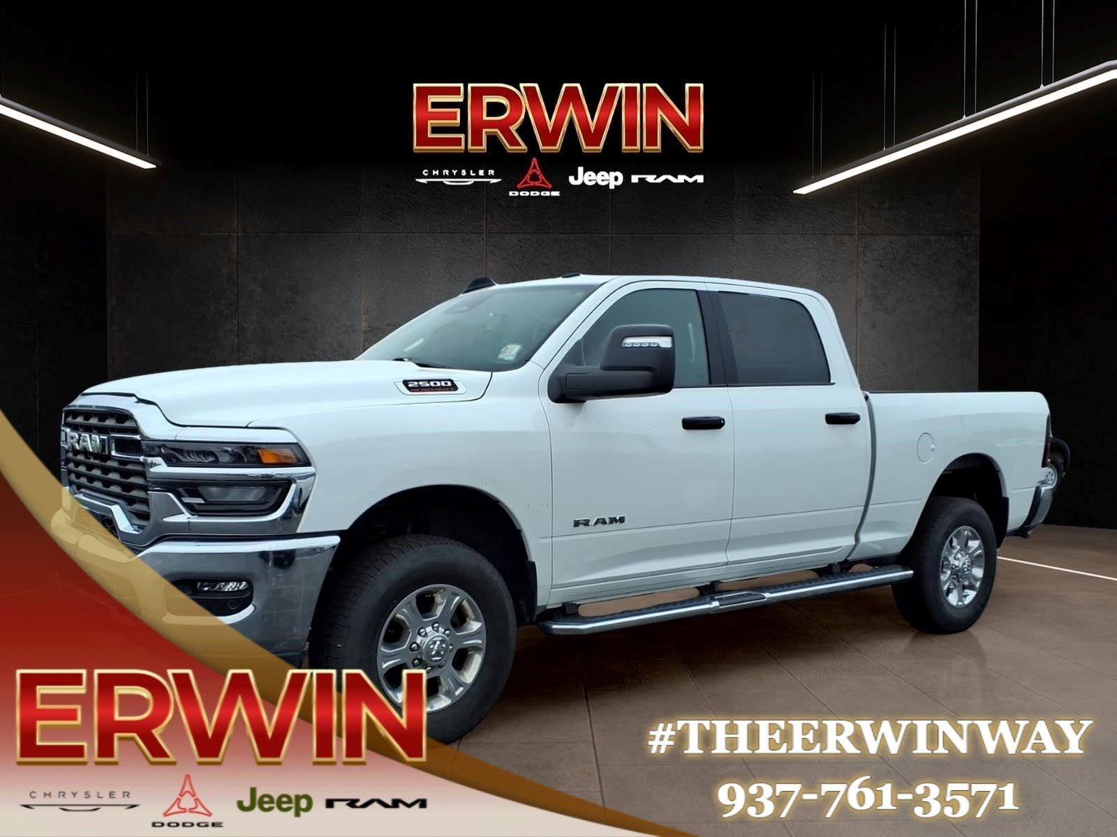 Certified Used 2026 Bright White Clear Coat RAM Big Horn image 3
