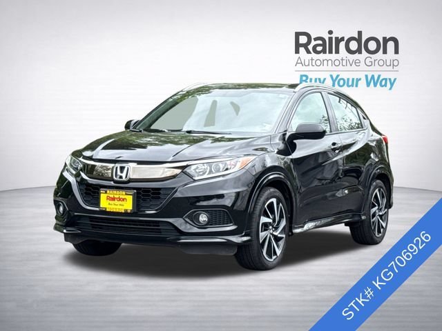 Used 2019 Crystal Black Pearl Honda Sport image 3