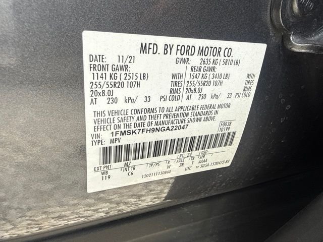 Used 2022 Green Ford Limited image 14