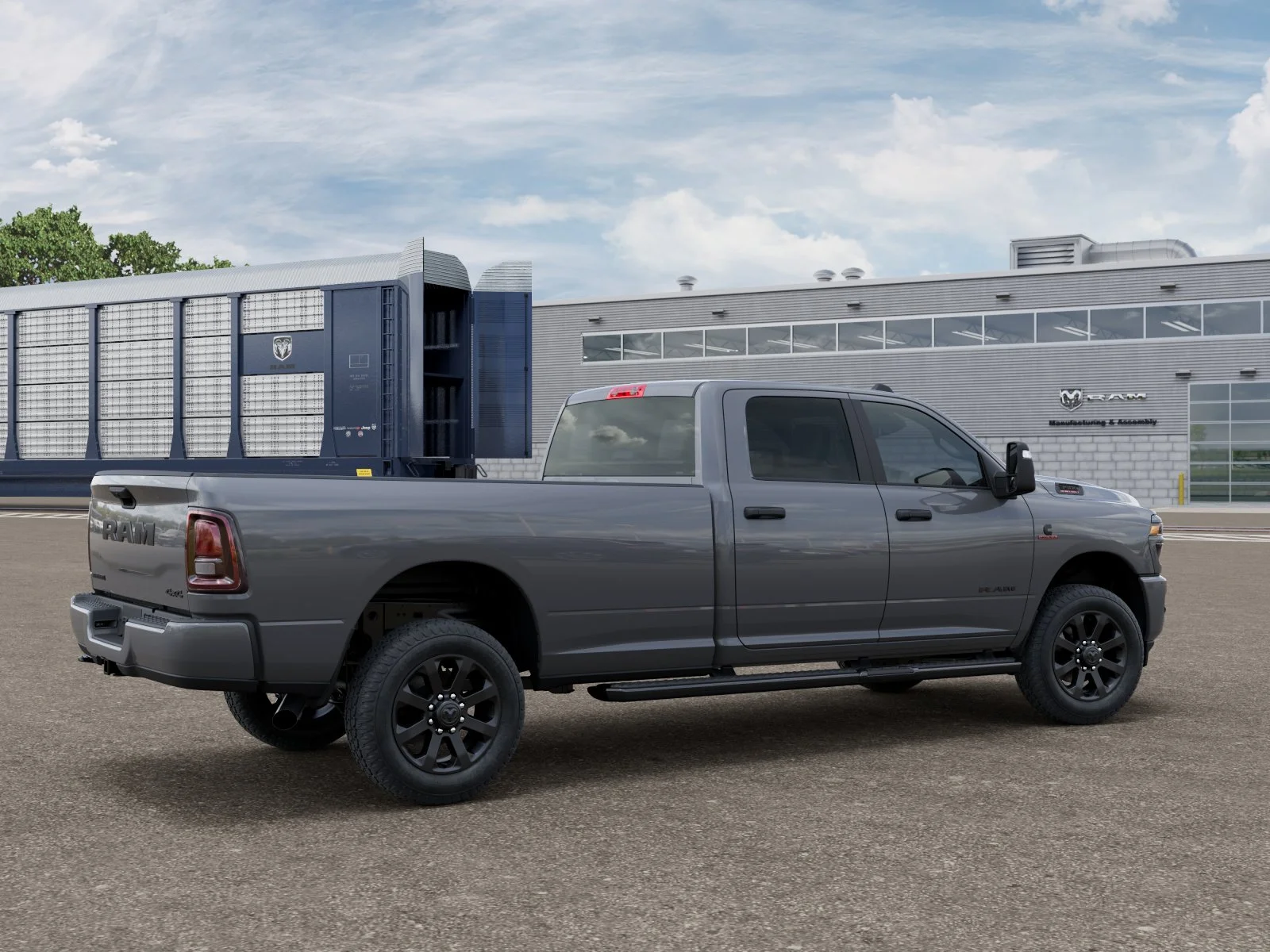 New 2026 Ceramic Gray Clear-Coat Exterior Paint RAM BIG HORN image 2