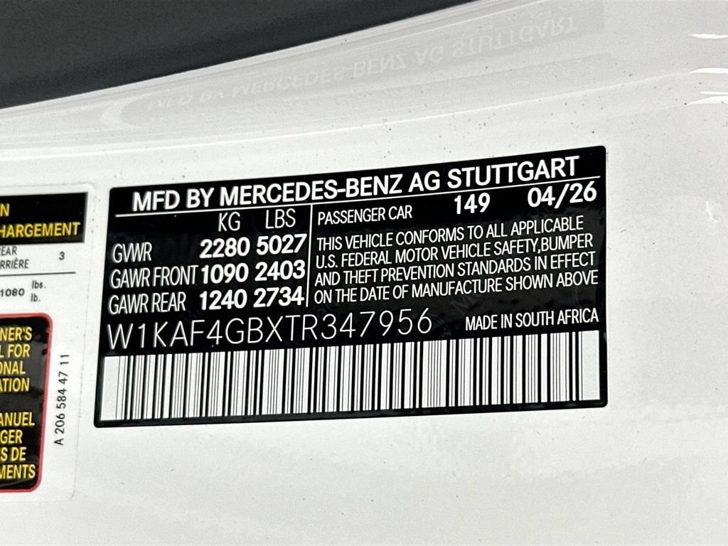 New 2026 Polar White Mercedes-Benz C 300 image 68