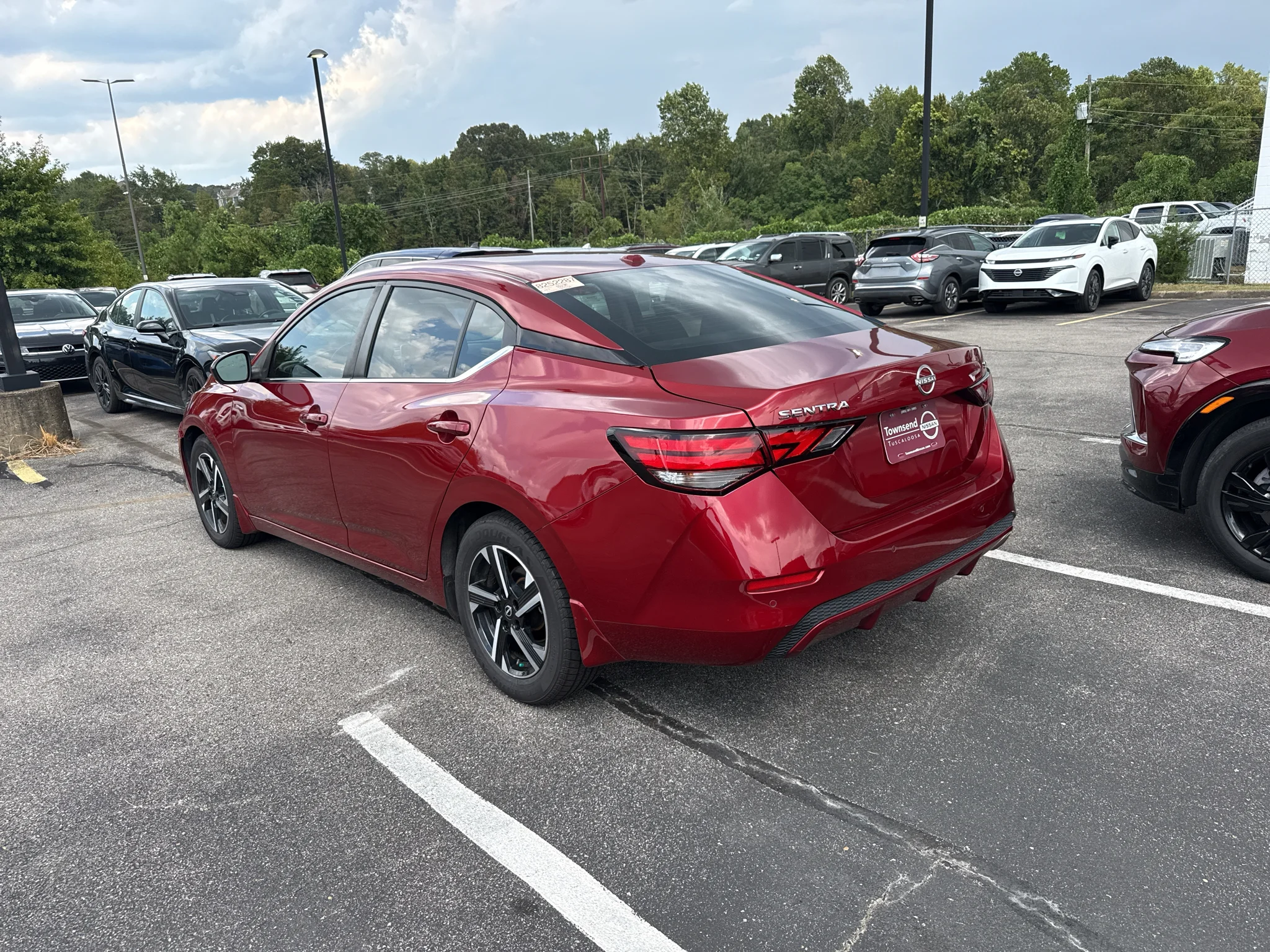 Used 2024 Scarlet Ember Tintcoat Nissan SV image 7