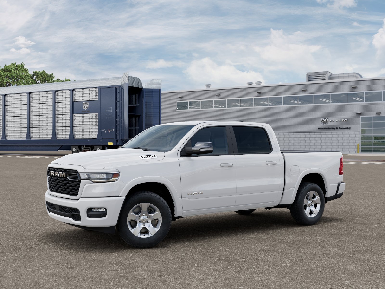New 2027 Bright White Clearcoat RAM Big Horn/Lone Star image 1