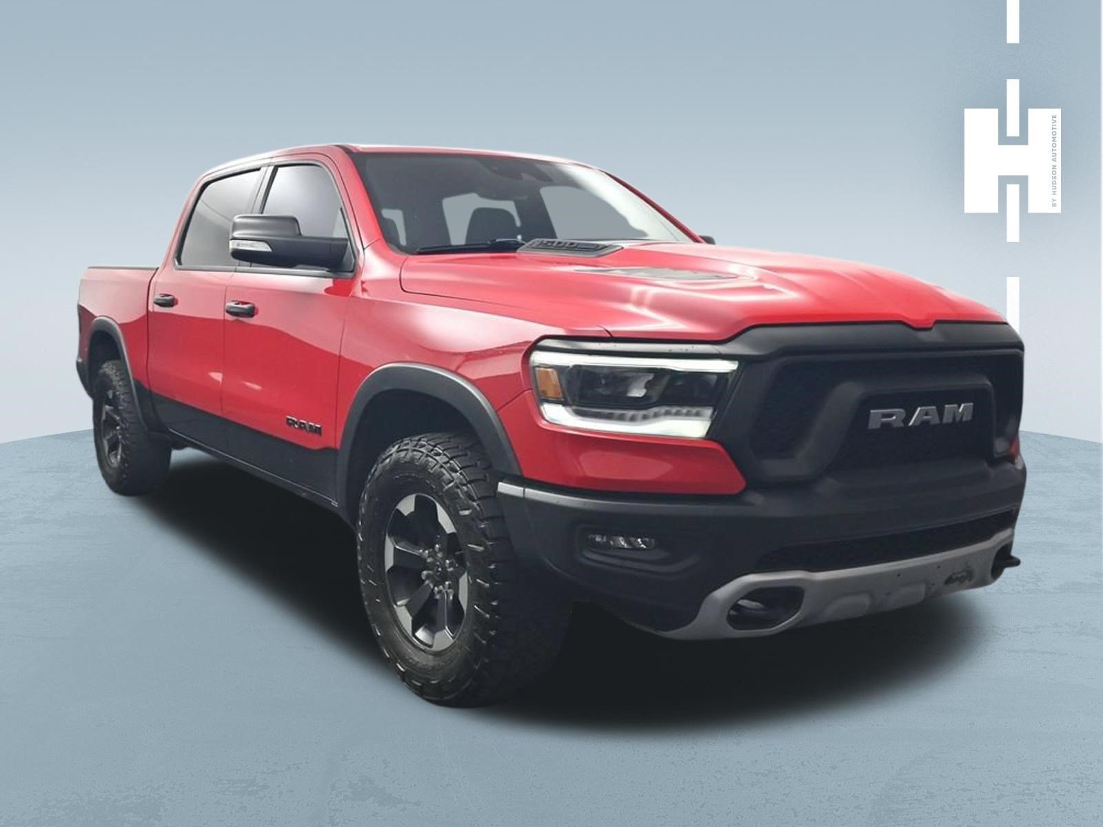 Used 2021 Flame Red Clearcoat Ram Rebel image 1