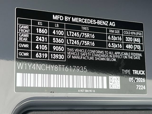 New 2026 Graphite Gray Mercedes-Benz Cargo 170 WB image 20
