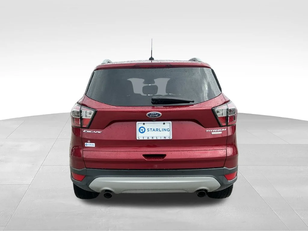 Used 2017 Red Ford Titanium image 4