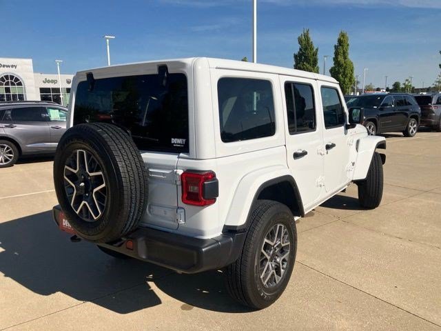 Certified Used 2025 Bright White Clearcoat Jeep Sahara image 5