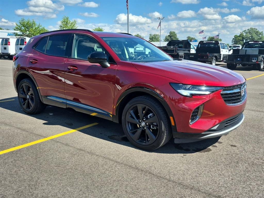 Used 2023 RED BUICK AWD 4DR ESSENCE image 3