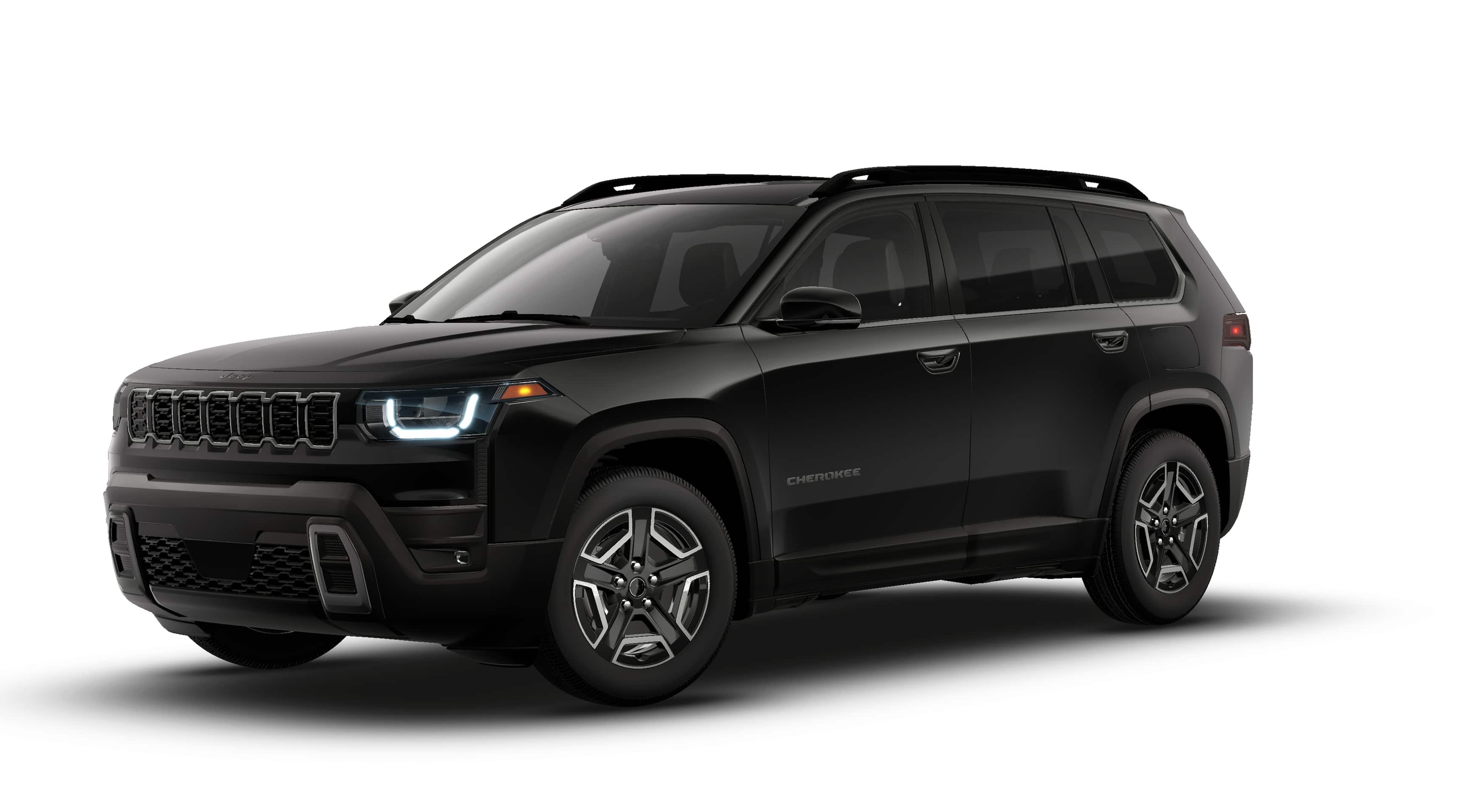 New 2026 Diamond Black Crystal Pearl-Coat Exterior Paint Jeep Limited image 1