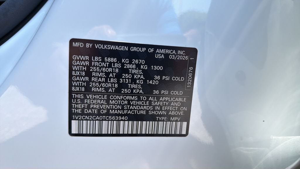 New 2026 Opal White Pearl Volkswagen 2.0T Peak Edition image 27