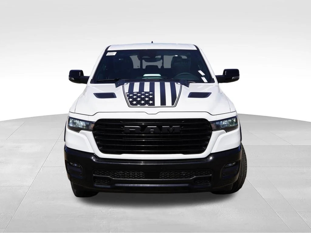 New 2026 Bright White Clear-Coat Exterior Paint RAM Laramie image 8