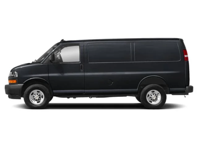 Used 2022 Black Chevrolet Work Van image 3