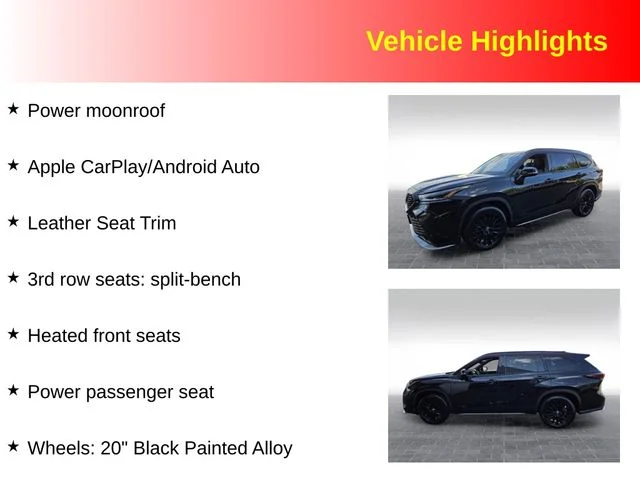 Used 2025 Black Toyota XSE image 3