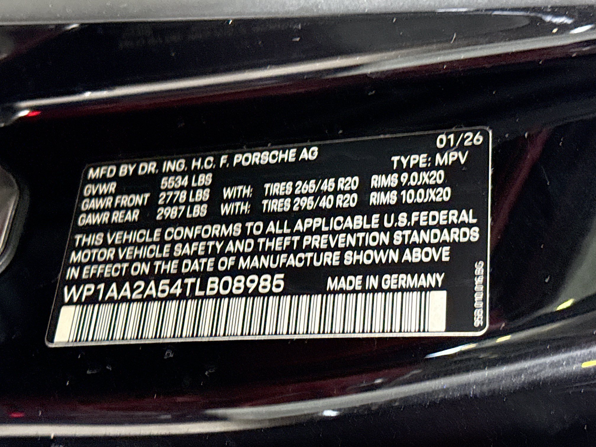 Certified Used 2026 Jet Black Metallic Porsche  image 44