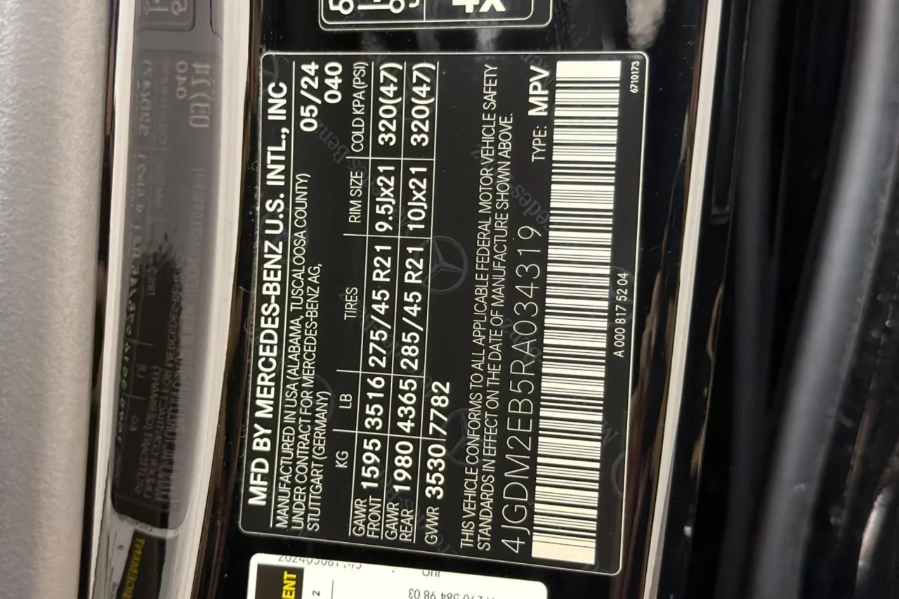 Certified Used 2024 Black Mercedes-Benz EQS 450 image 26