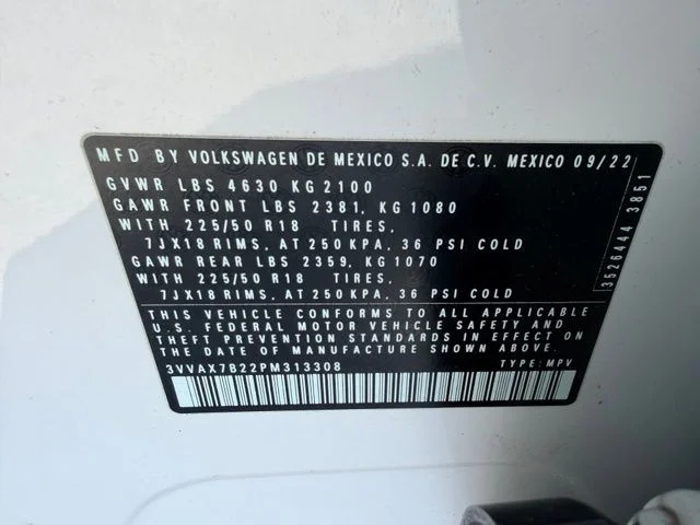 Certified Used 2023 White Volkswagen 1.5T S image 32
