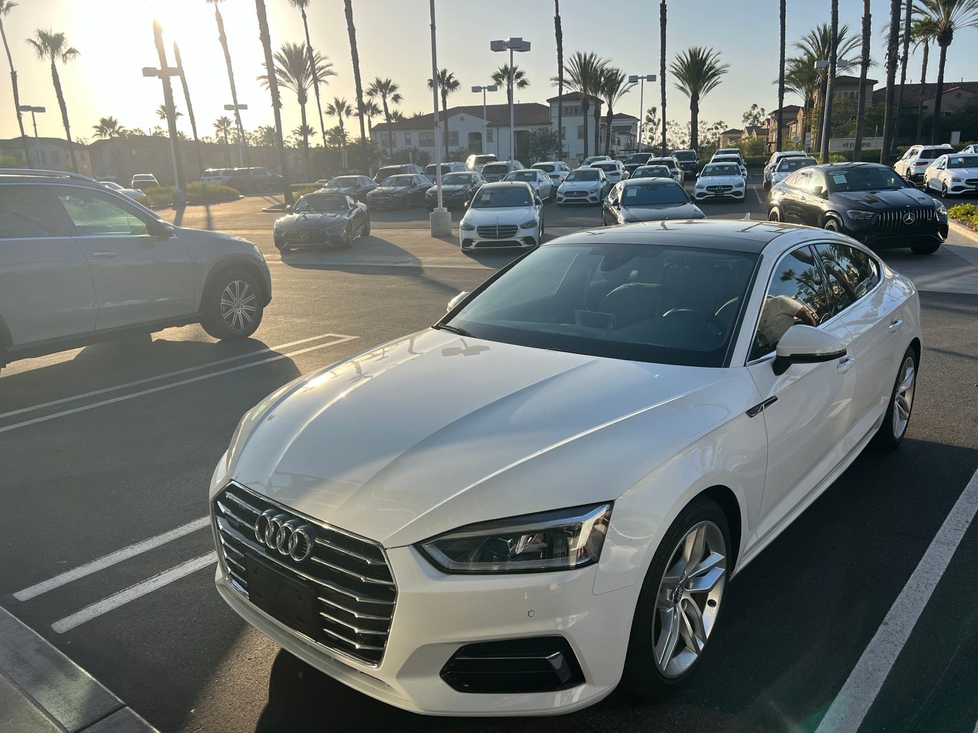 Used 2019 White Audi Premium Plus image 2