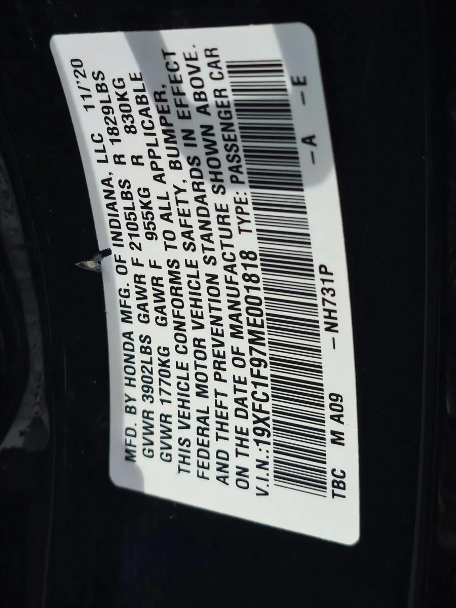 Used 2021 Black Honda Touring image 22