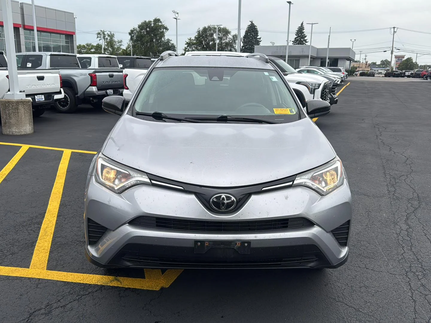 Used 2018 Silver Sky Metallic Toyota LE image 2