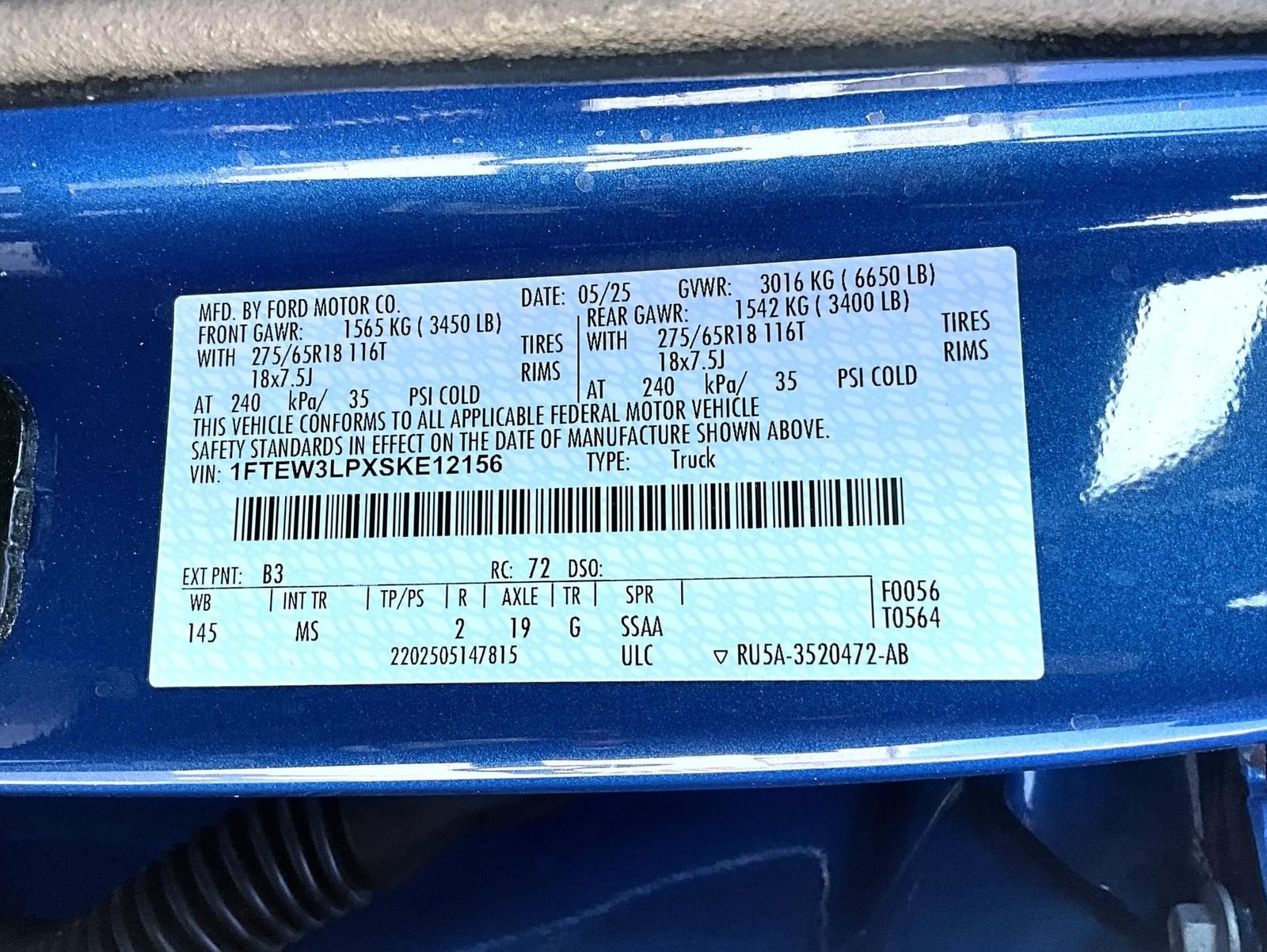 Used 2025 Blue Ford XLT image 27