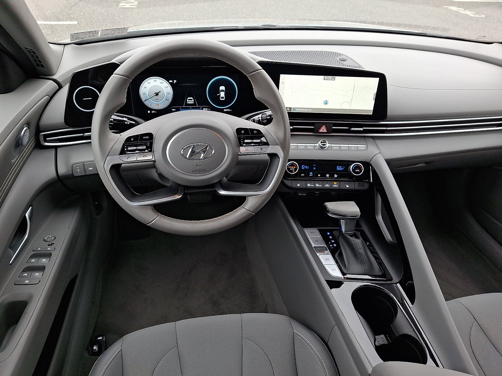Used 2023 Shimmering Silver Pearl Hyundai SEL image 10