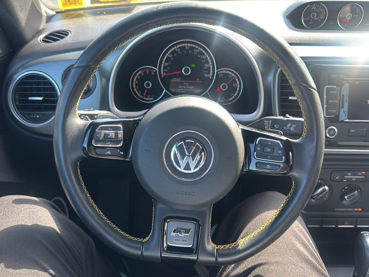 Used 2014 Yellow Rush/Black Volkswagen 2.0T Turbo GSR image 2