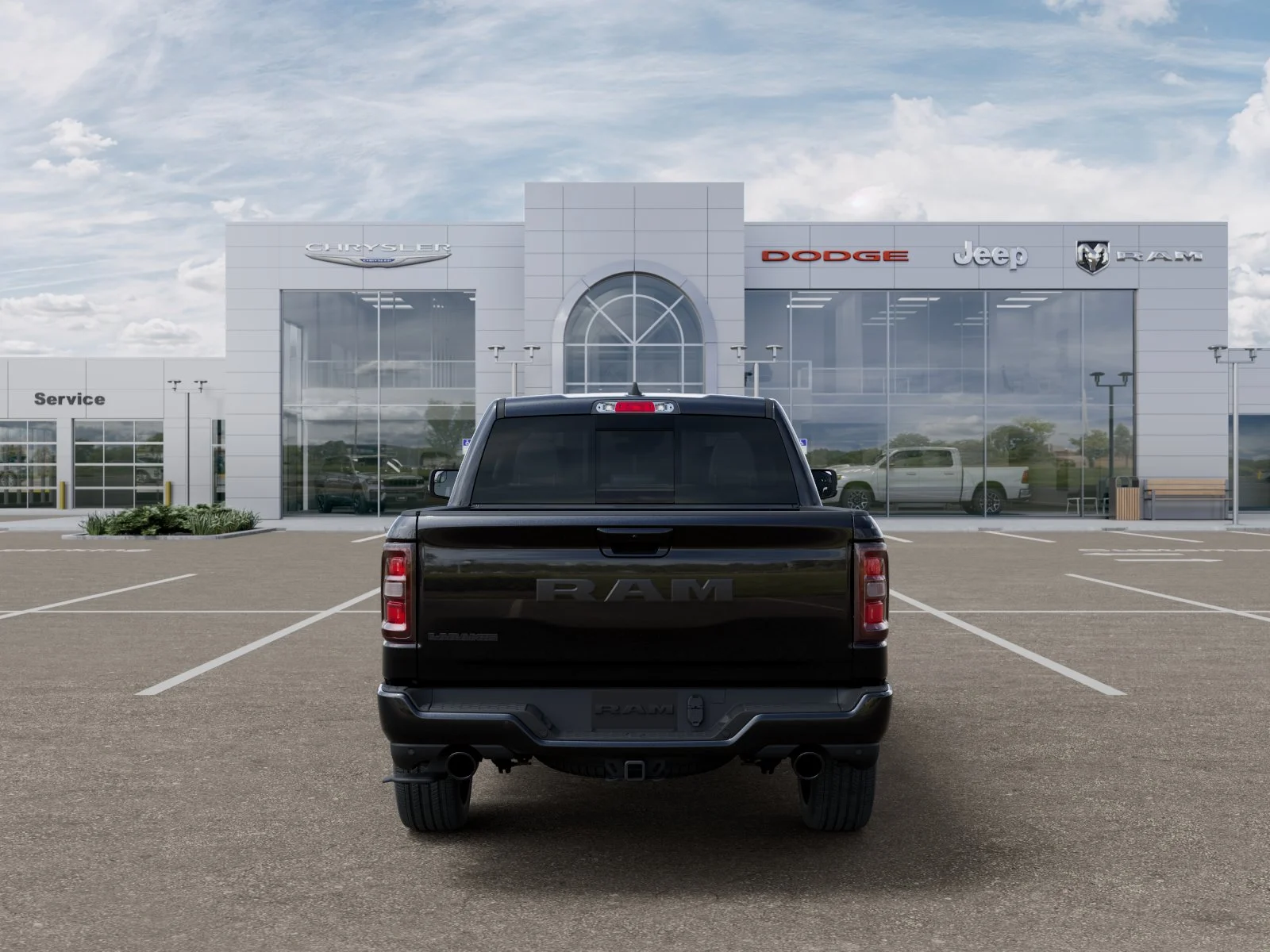 New 2026 Diamond Black Crystal Pearl-Coat Exterior Paint RAM Laramie image 31
