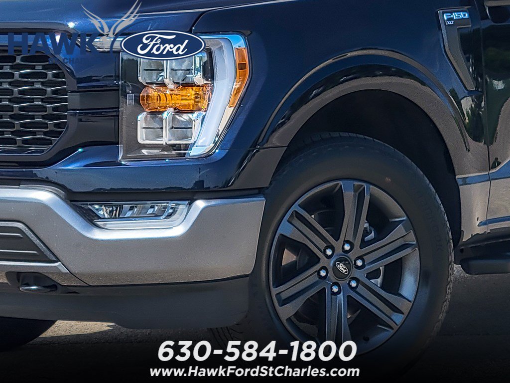 Used 2023 Antimatter Blue Metallic Ford XLT image 3