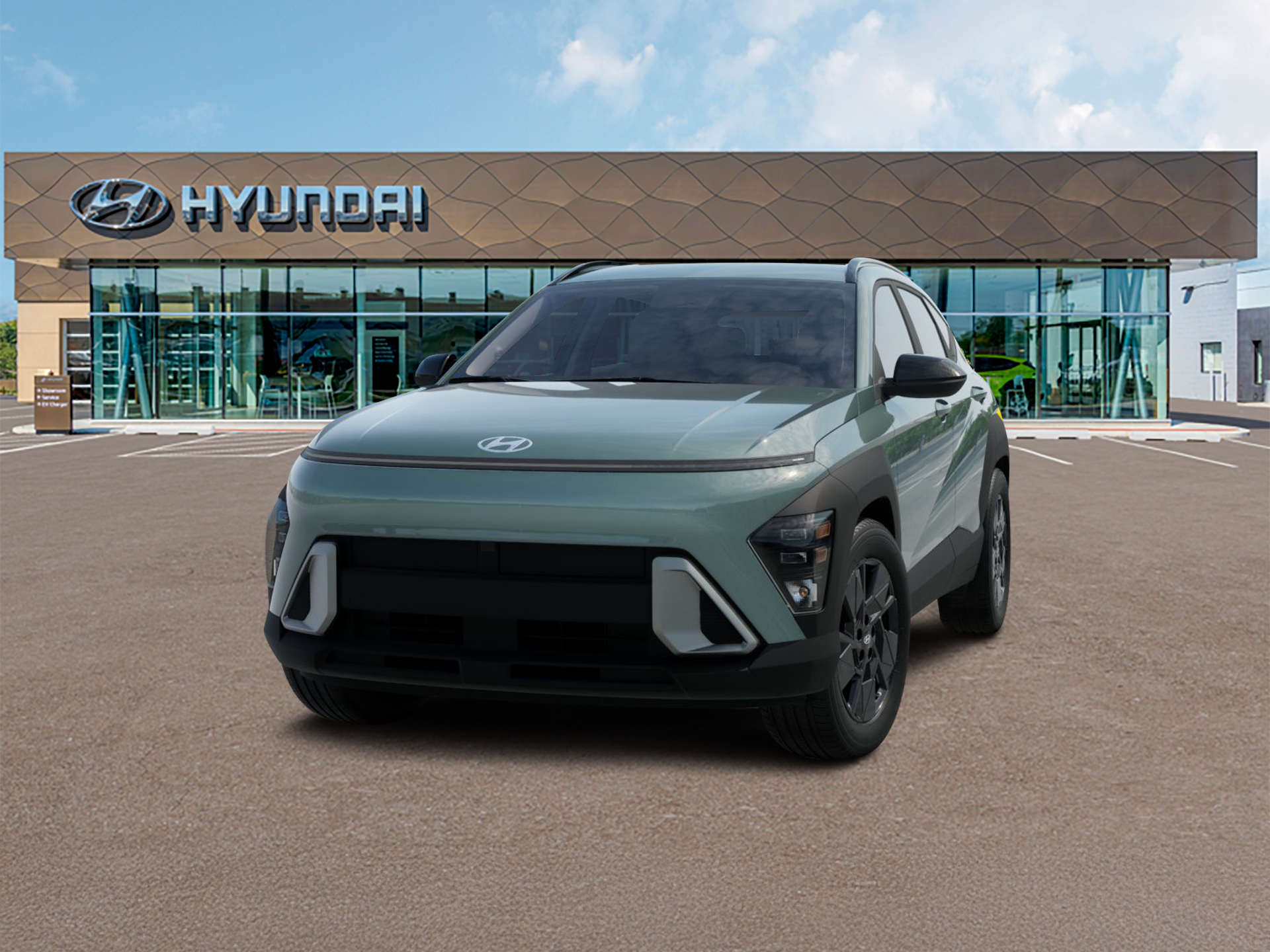 New 2027 Green Hyundai SEL Sport AWD image 2