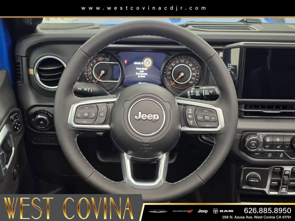 New 2026 Hydro Blue Pearl-Coat Exterior Paint Jeep Sahara image 12