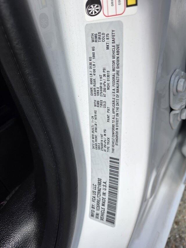 Used 2024 Bright White Clearcoat Ram Laramie image 35
