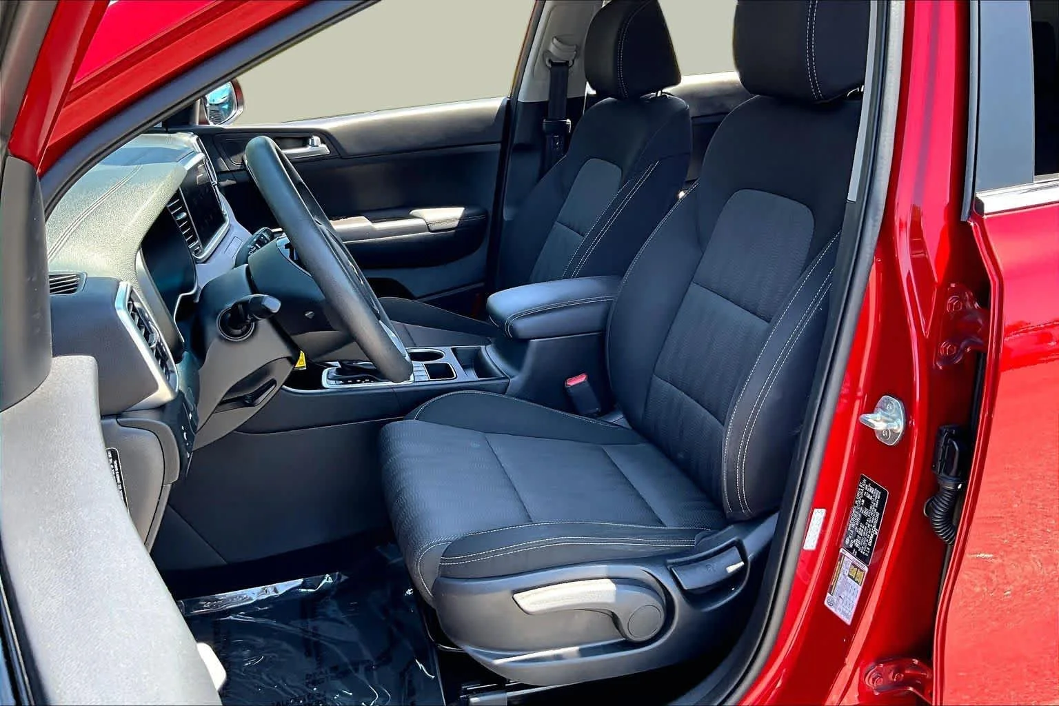 Used 2021 Hyper Red Kia LX image 8