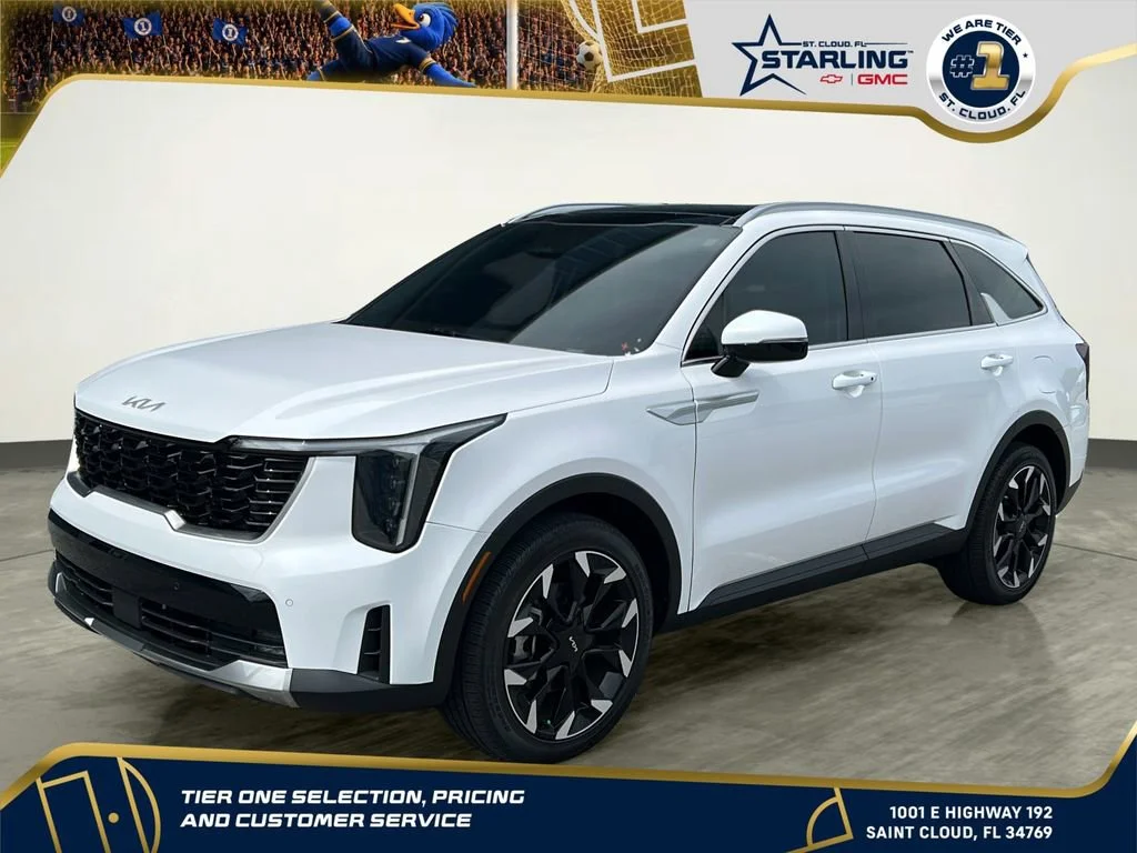 Used 2025 White Kia EX image 1
