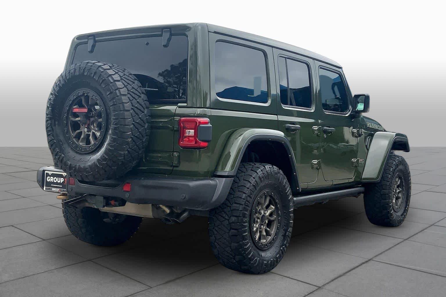 Used 2021 Sarge Green Clearcoat Jeep Unlimited Rubicon 392 image 12