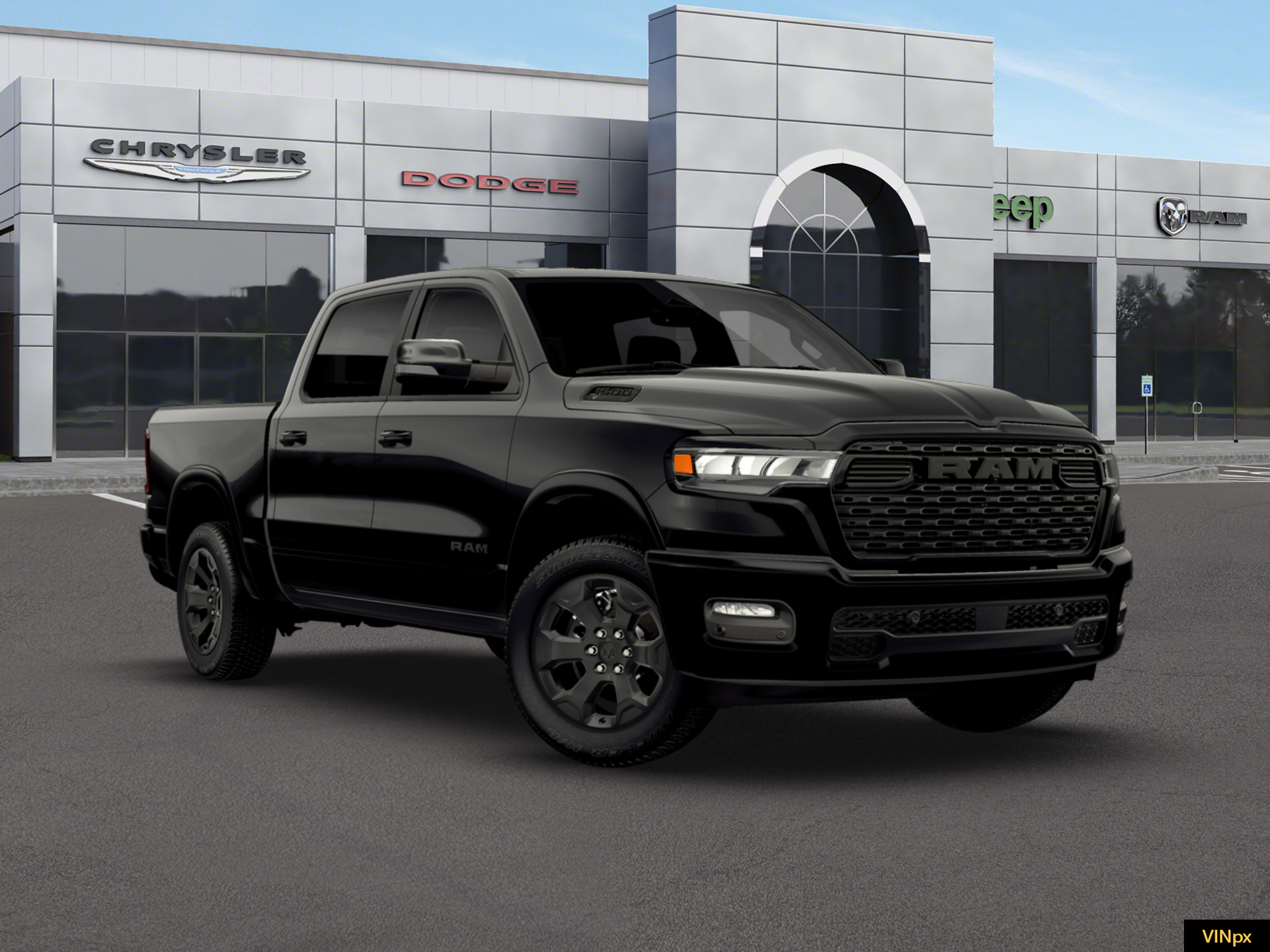New 2026 Diamond Black Crystal Pearl-Coat Exterior Paint RAM  image 11