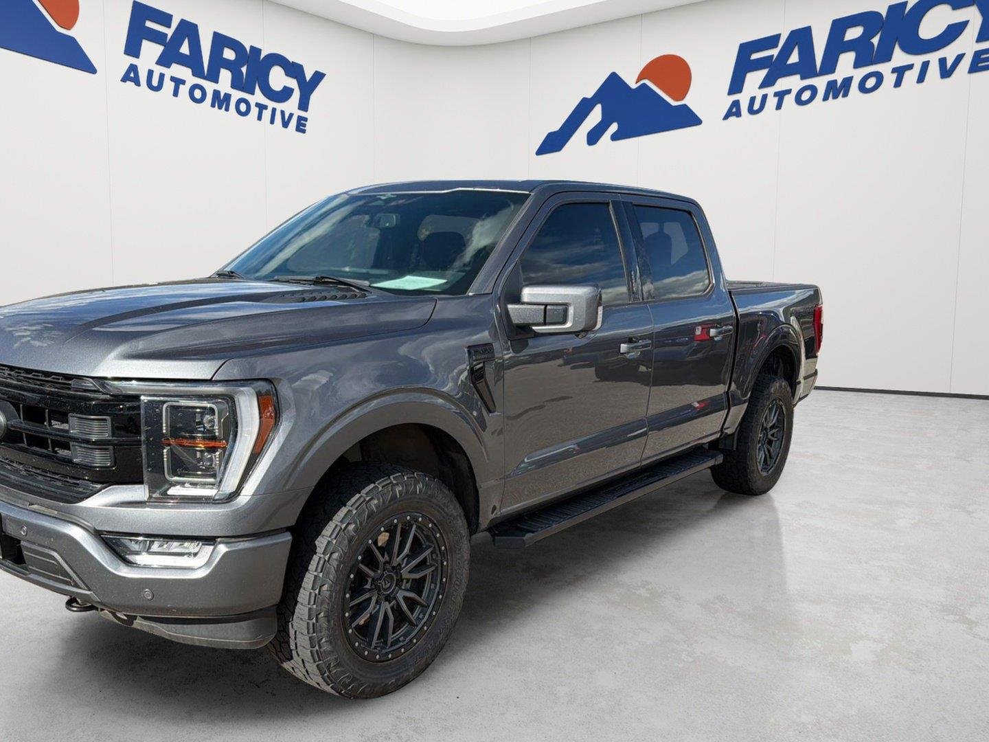 Used 2023 Carbonized Gray Ford LARIAT image 2