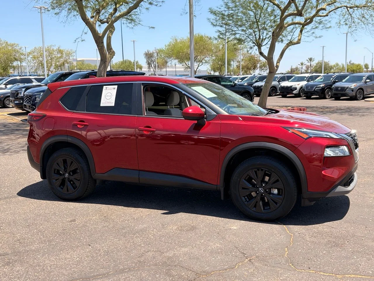 Used 2023 Scarlet Ember Tintcoat Nissan SV image 28